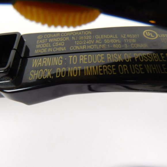 Conair Instant Heat 3/4" Hair Straightener Flat Iron Model CS4Q Tested 170W - Picture 7 of 8